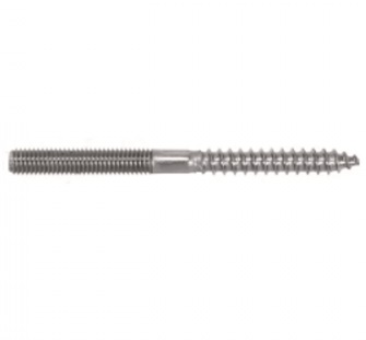 Double Thread Screw Stainless Steel Lag Screw